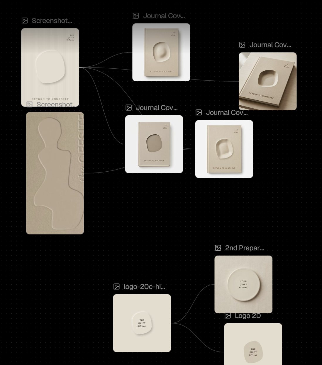 Logo and cover development in Claude Design and Flora